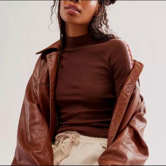 Free People Switch It Up Thermal Top XS NWOT - Picture 4 of 9